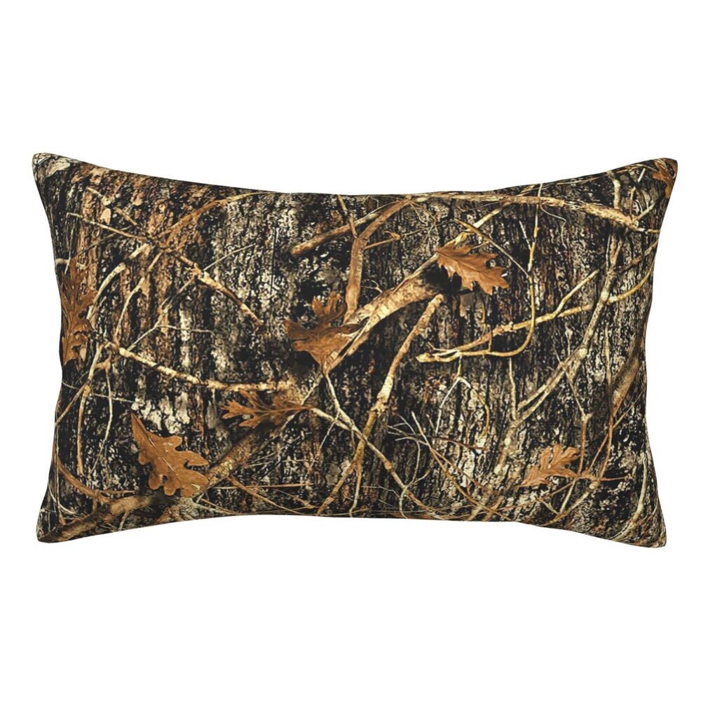 4204 Pillowcase for Hair and Skin Autumn Camoflauge Print Super Soft Travel